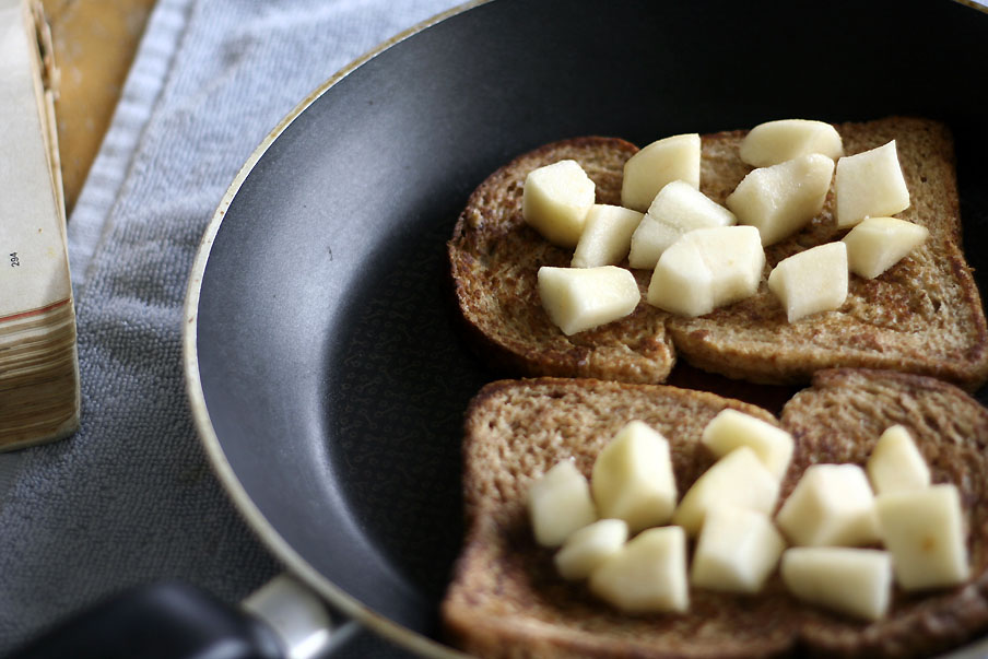 gezonde wentelteefjes maken met peer