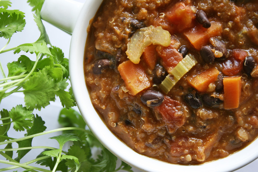 Mexicaanse quinoa-soep