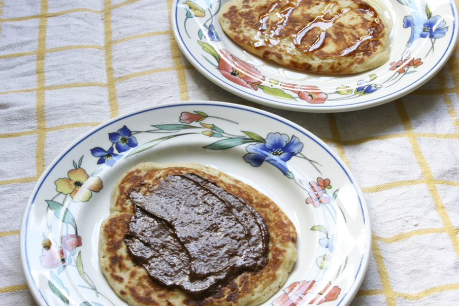 amandel-bananenpannenkoek