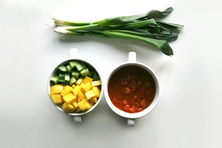 Kikkererwtencurry met mango